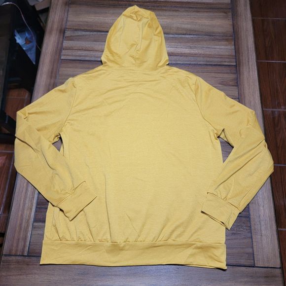 Shein Yellowstone LS Yellow Pullover Lightweight Hoodie "Dutton Ranch" - XL - Picture 3 of 4
